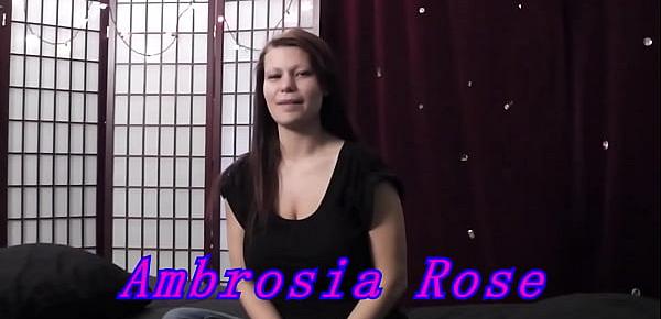  Teaser for  18yo Ambrosia Rose has big ol titties getting naughty with an old man